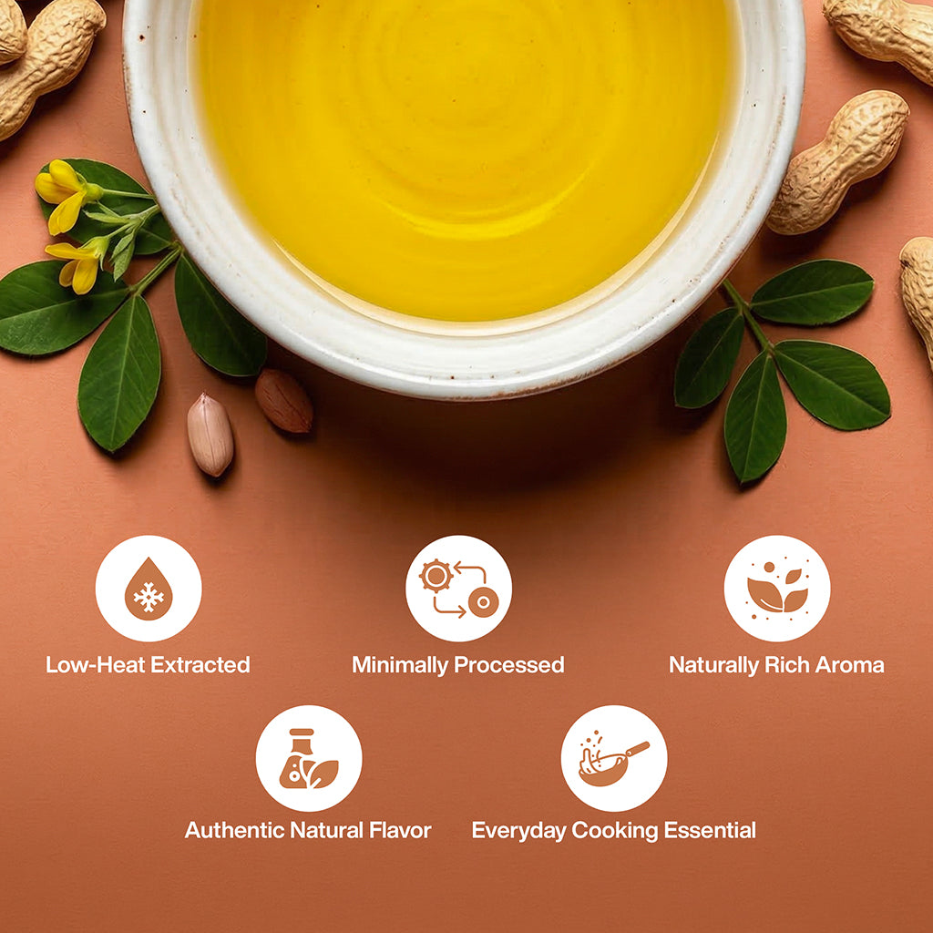 Cold Pressed Groundnut Oil