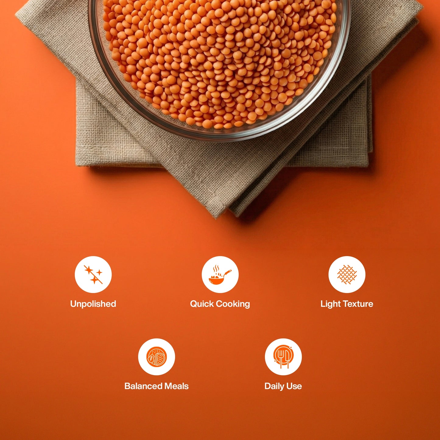 Unpolished Masoor Dal