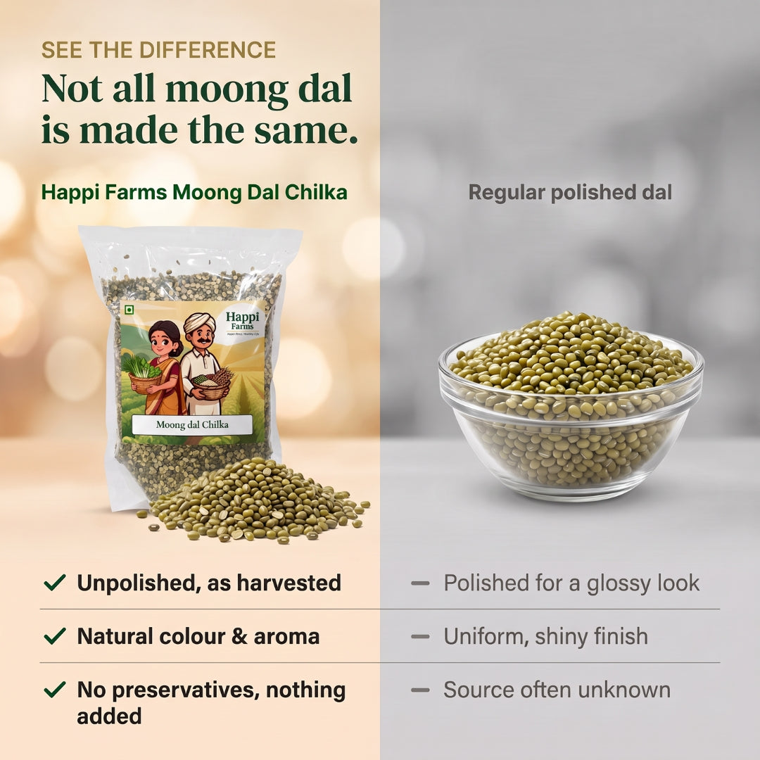 Moong Dal Chilka | Split Green Gram with Skin