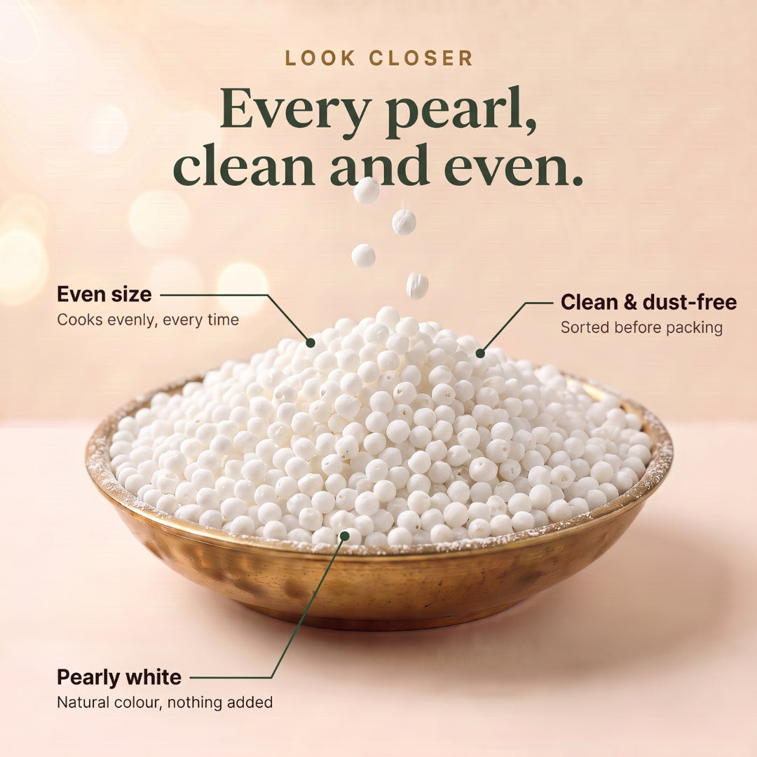 Sabudana | Sago Pearls for Upwas