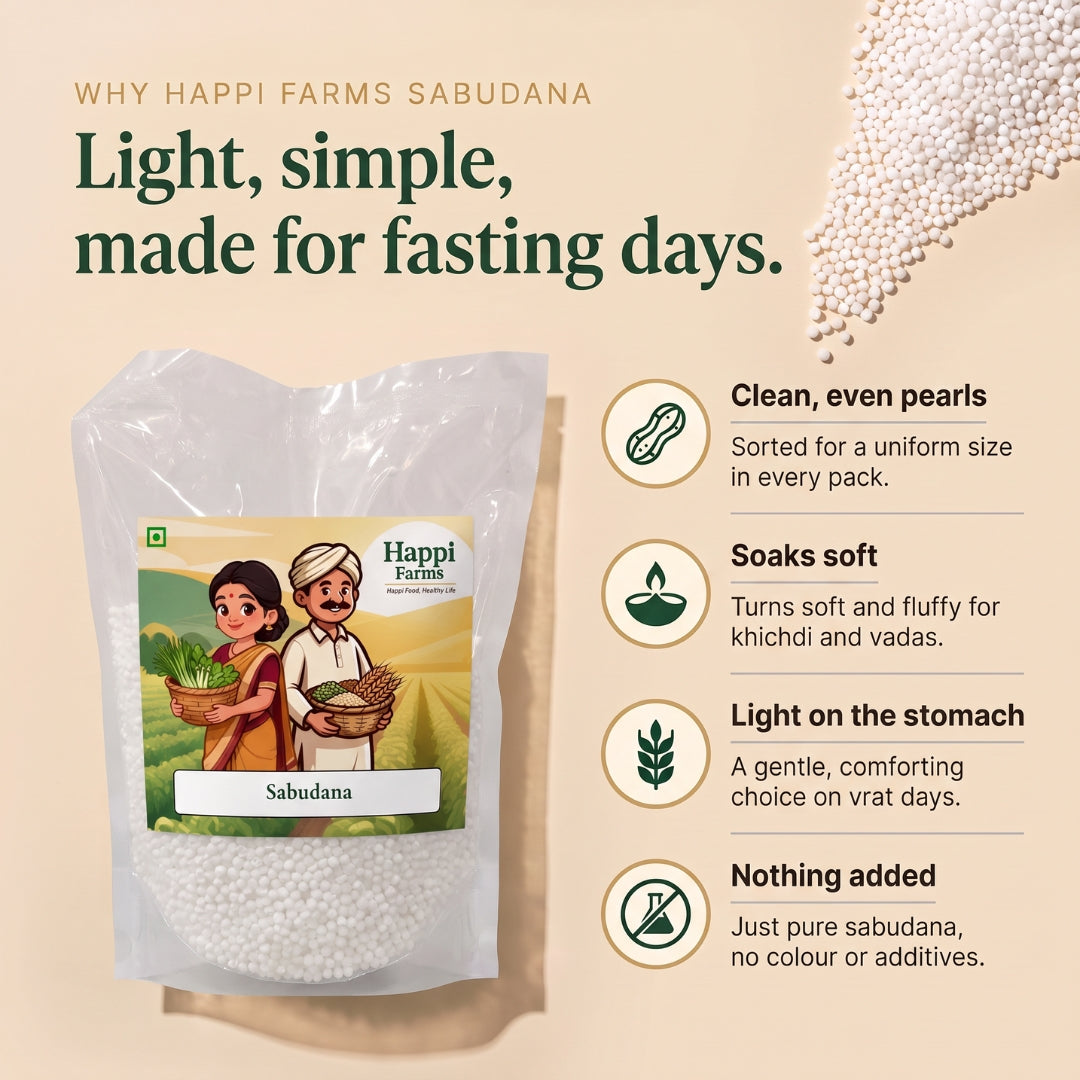 Sabudana | Sago Pearls for Upwas