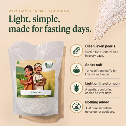 Sabudana | Sago Pearls for Upwas