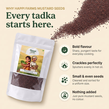 Mustard Seeds | Rai for Tadka