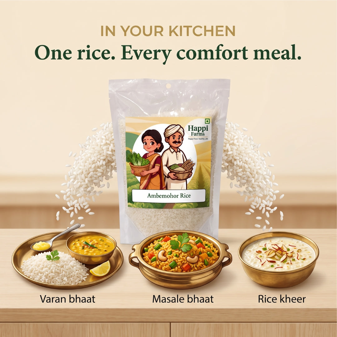 Ambemohar Rice | Aromatic Short-Grain Rice