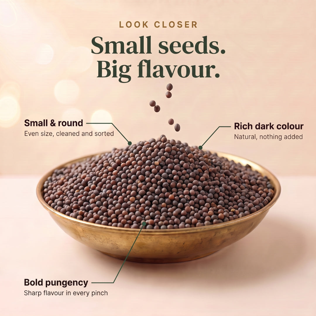 Mustard Seeds | Rai for Tadka