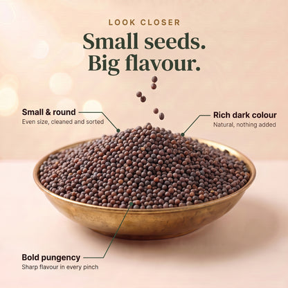 Mustard Seeds | Rai for Tadka