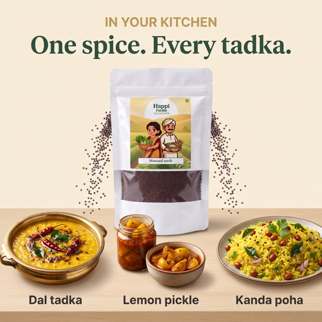 Mustard Seeds | Rai for Tadka