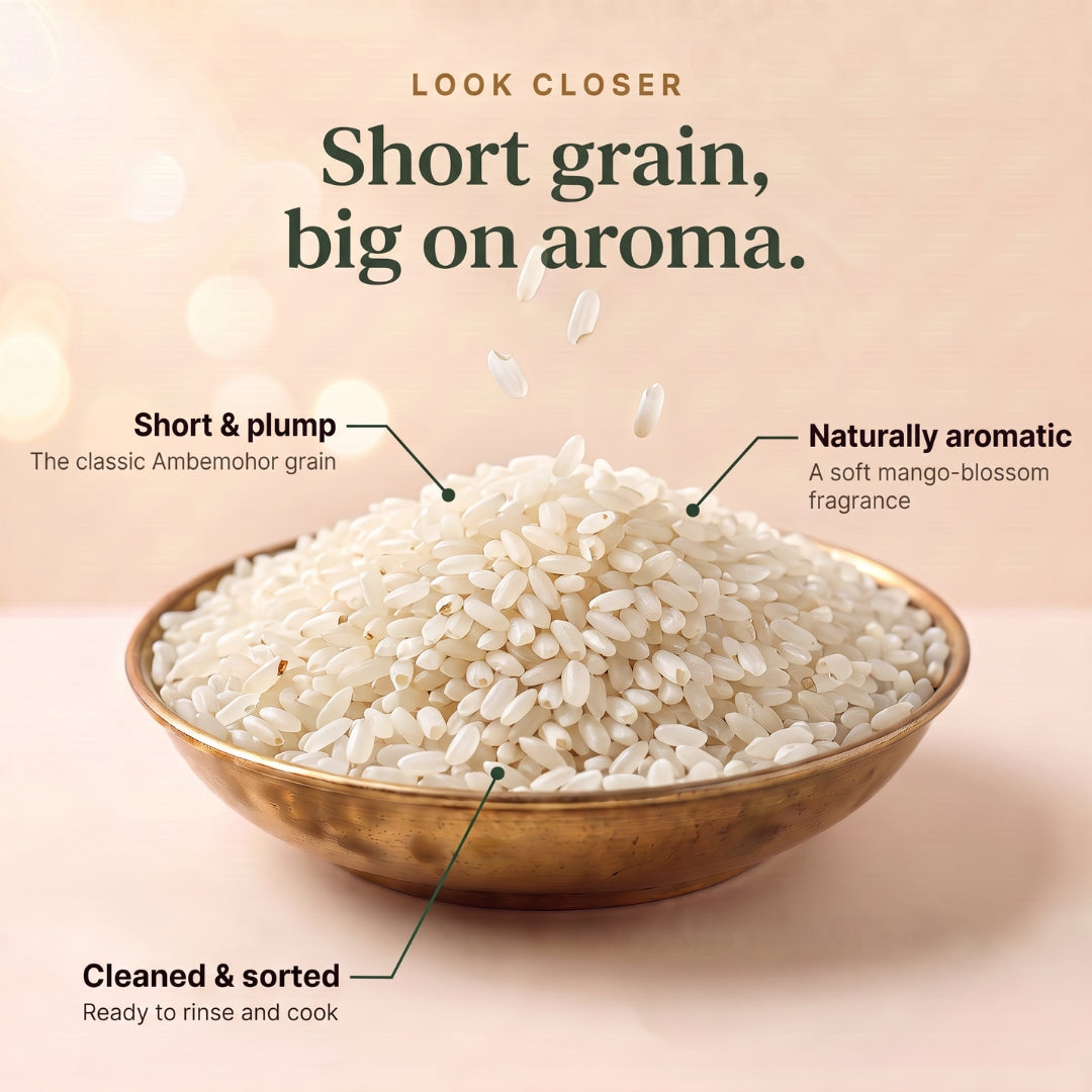 Ambemohar Rice | Aromatic Short-Grain Rice