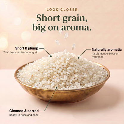 Ambemohar Rice | Aromatic Short-Grain Rice