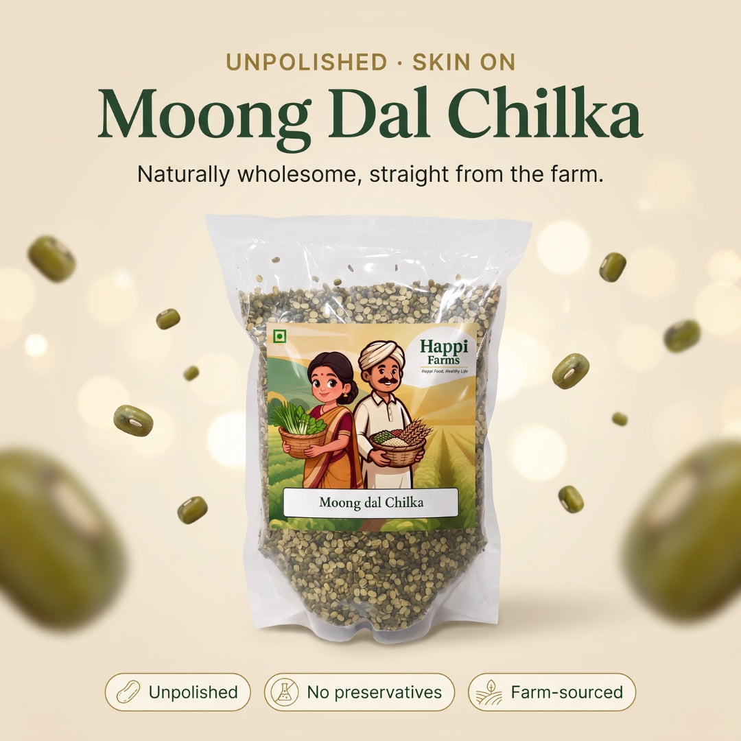 Moong Dal Chilka | Split Green Gram with Skin