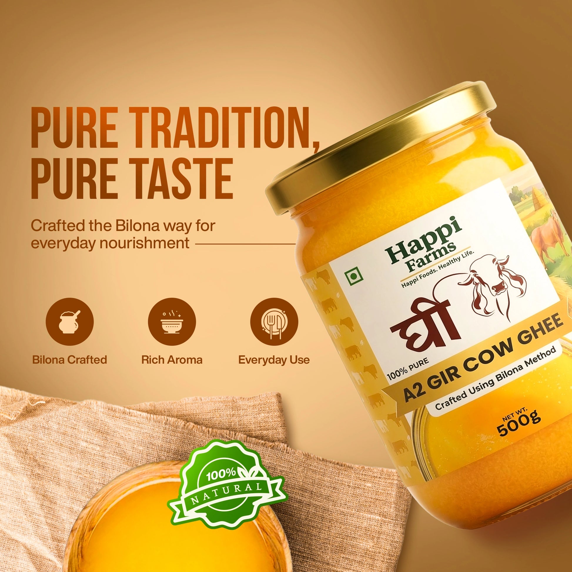 A2 Gir Cow Ghee