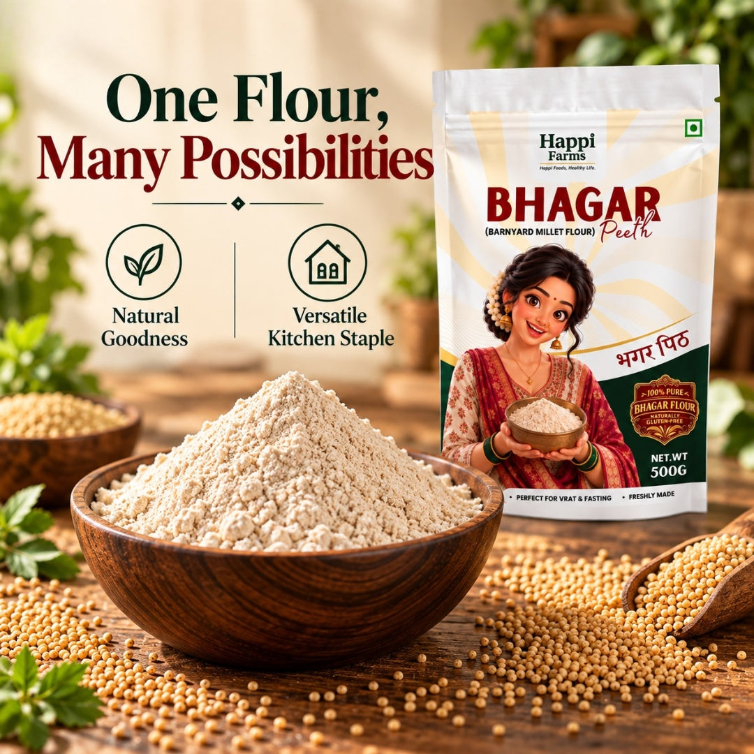 Bhagar Pith | Barnyard Millet (Sama / Vari Rice) Flour