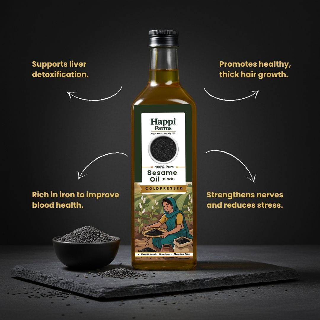 Black Sesame Oil | Coldpressed