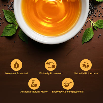Cold Pressed Black Sesame Oil