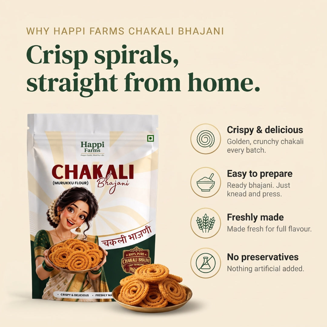 Chakali Bhajani | Roasted Flour for Crispy Chakli