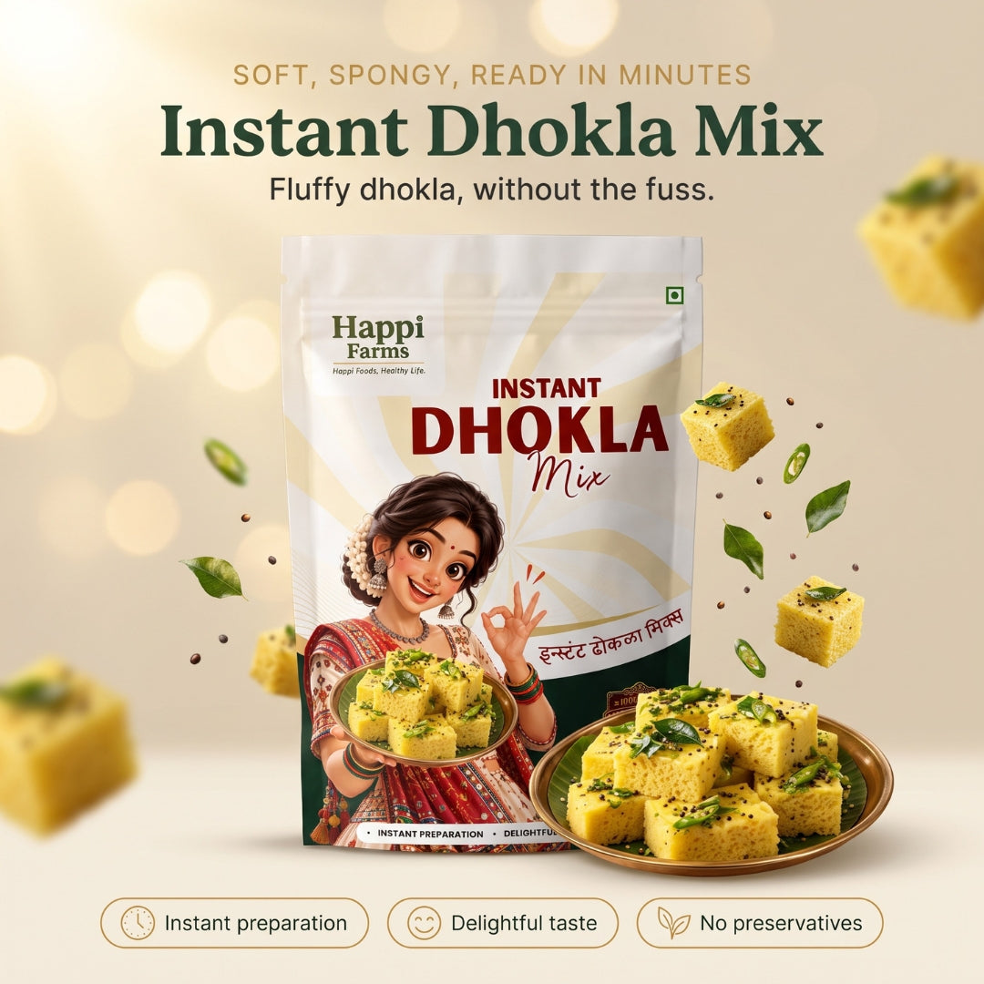 Instant Dhokla Premix | Soft Khaman Dhokla Mix