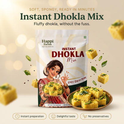 Instant Dhokla Premix | Soft Khaman Dhokla Mix