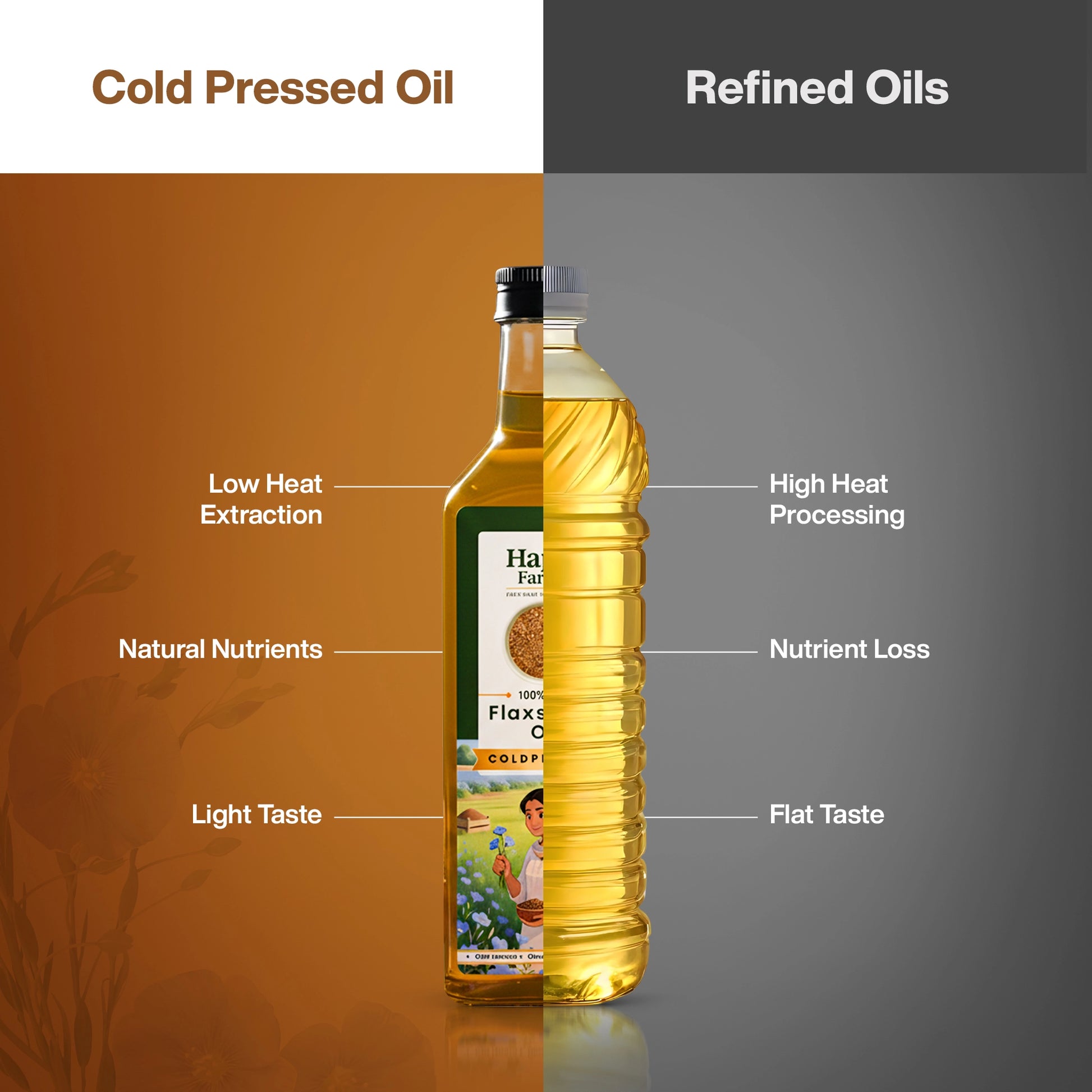 Cold Pressed Flaxseed Oil