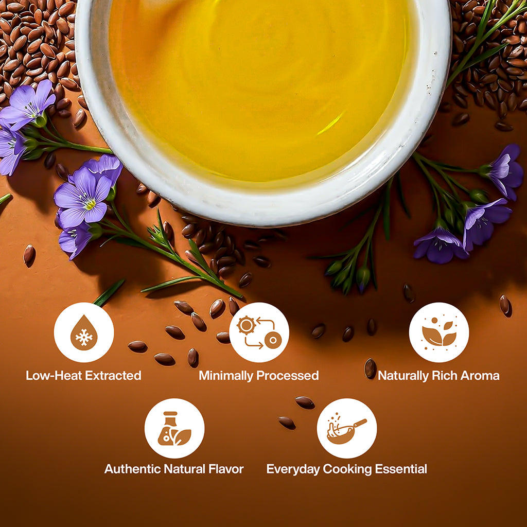 Cold Pressed Flaxseed Oil