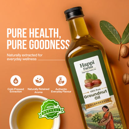 Cold Pressed Groundnut Oil