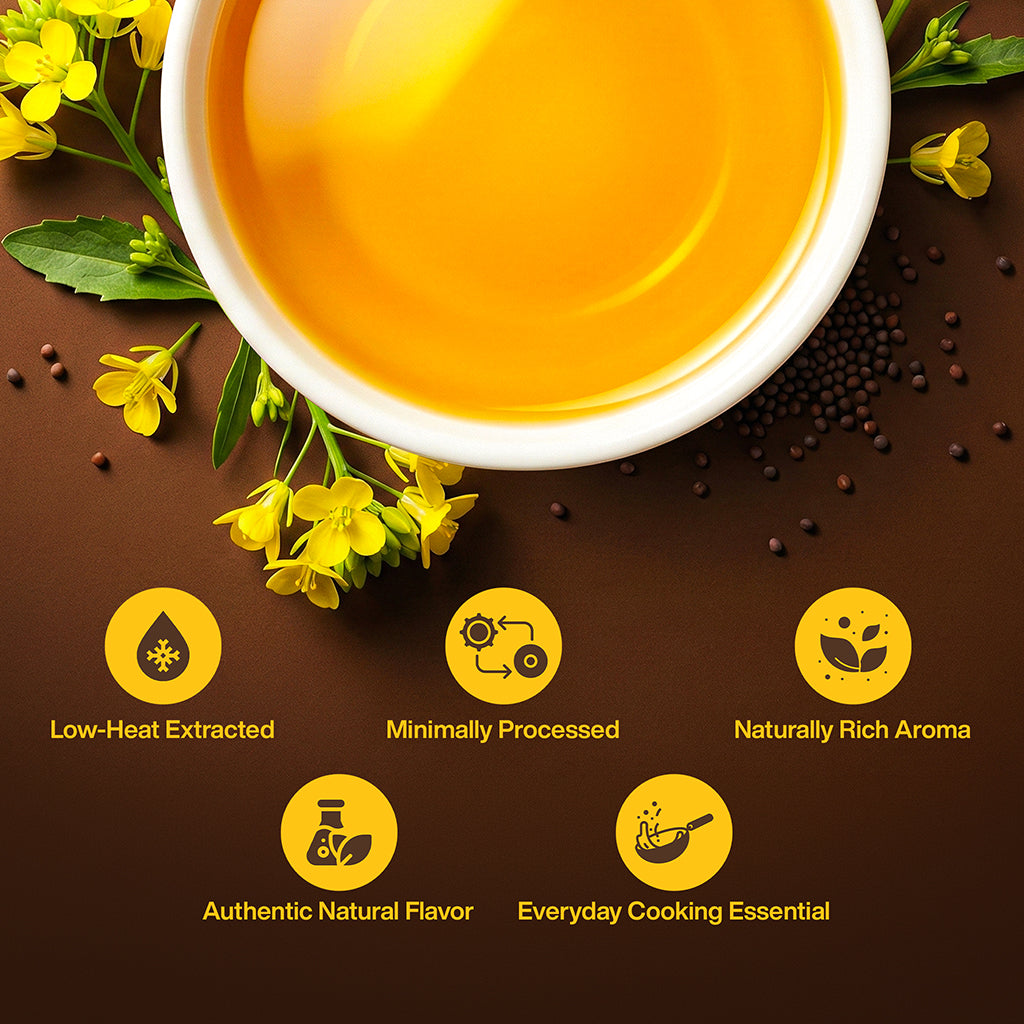 Cold Pressed Mustard Oil