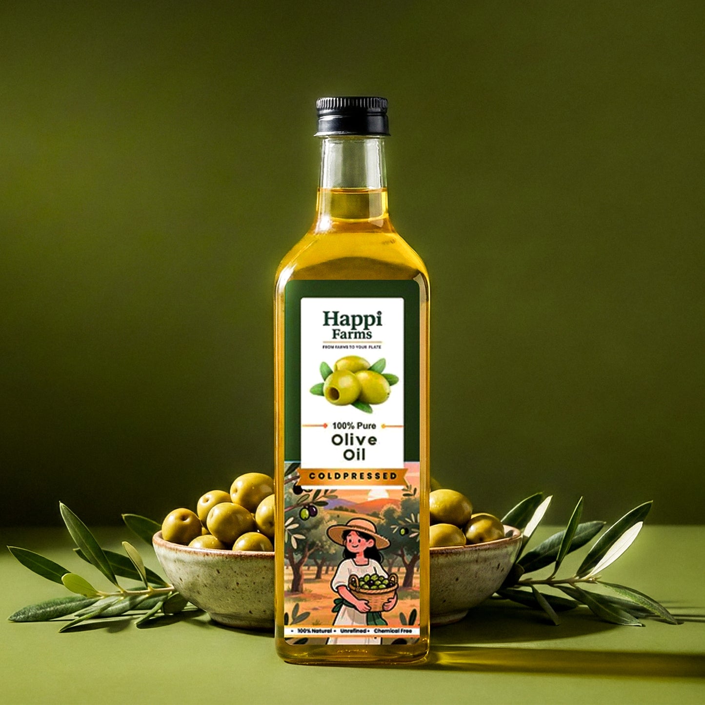 Cold Pressed Extra Virgin Olive Oil