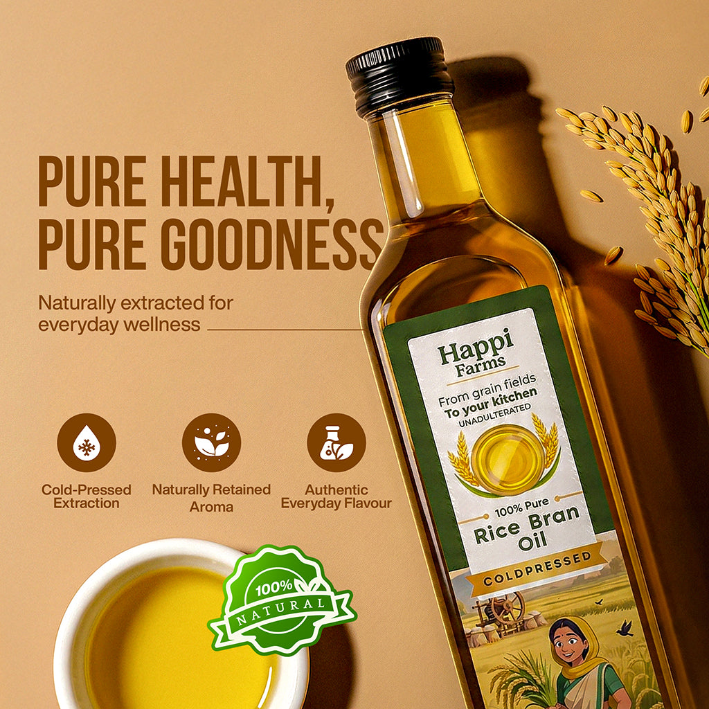 Cold Pressed Rice Bran Oil