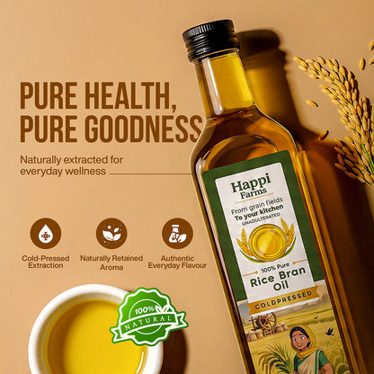 Cold Pressed Rice Bran Oil