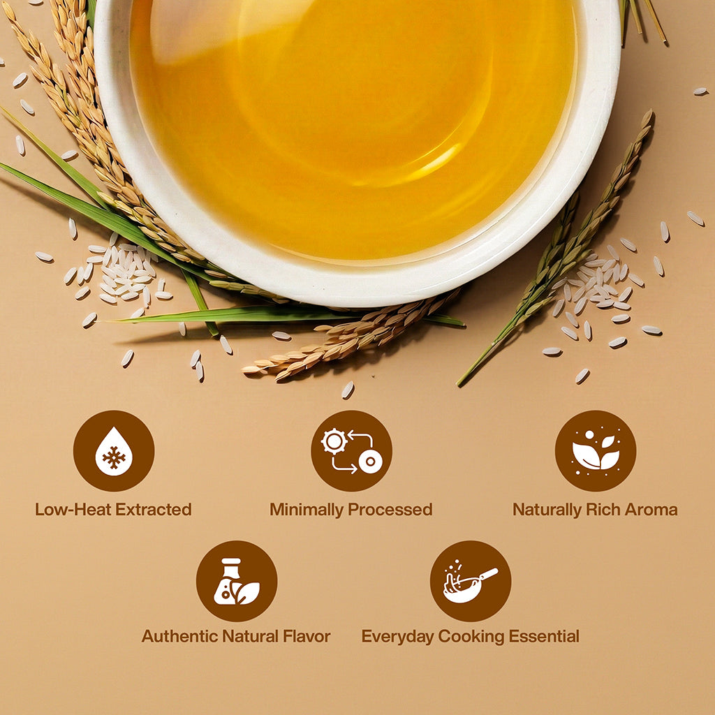 Cold Pressed Rice Bran Oil