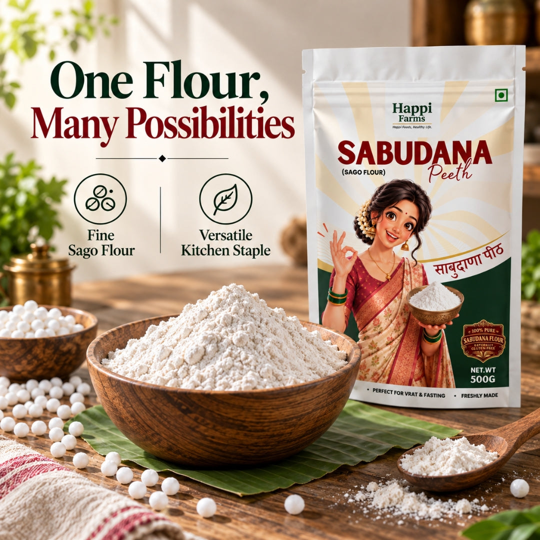 Sabudana Pith | Sago (Tapioca) Flour for Upwas