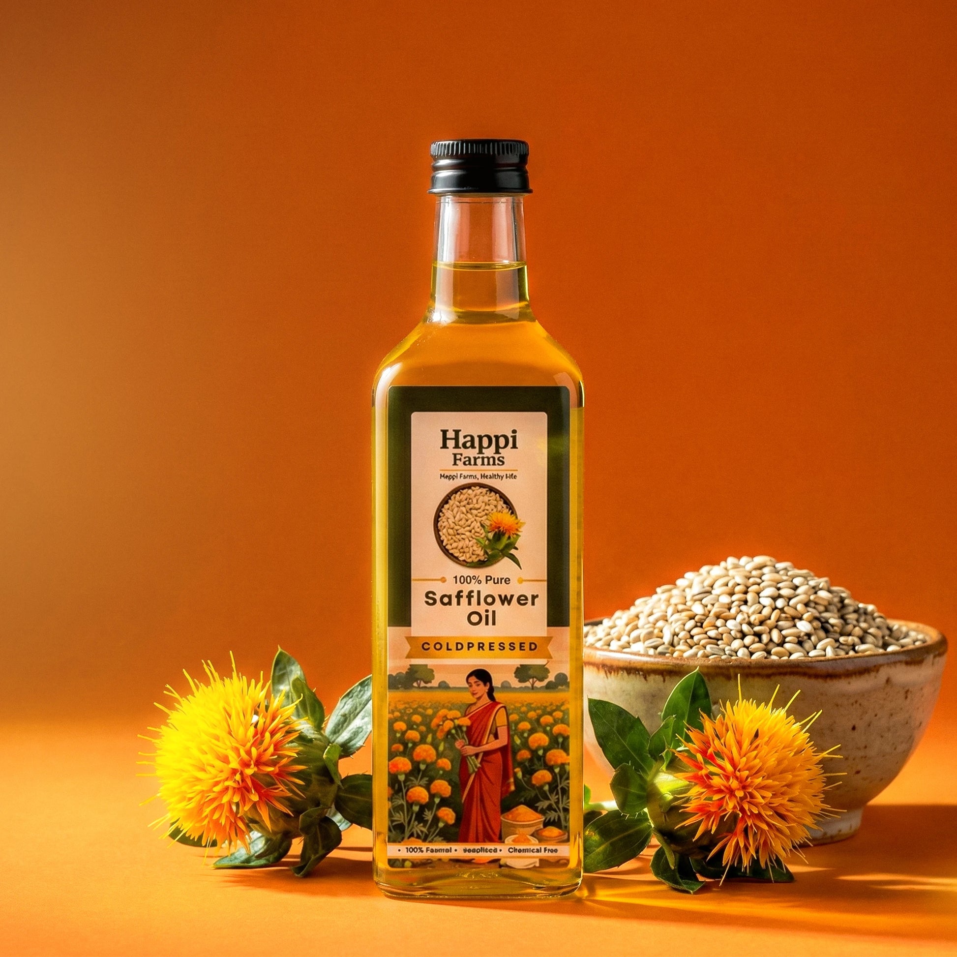 Cold Pressed Safflower Oil