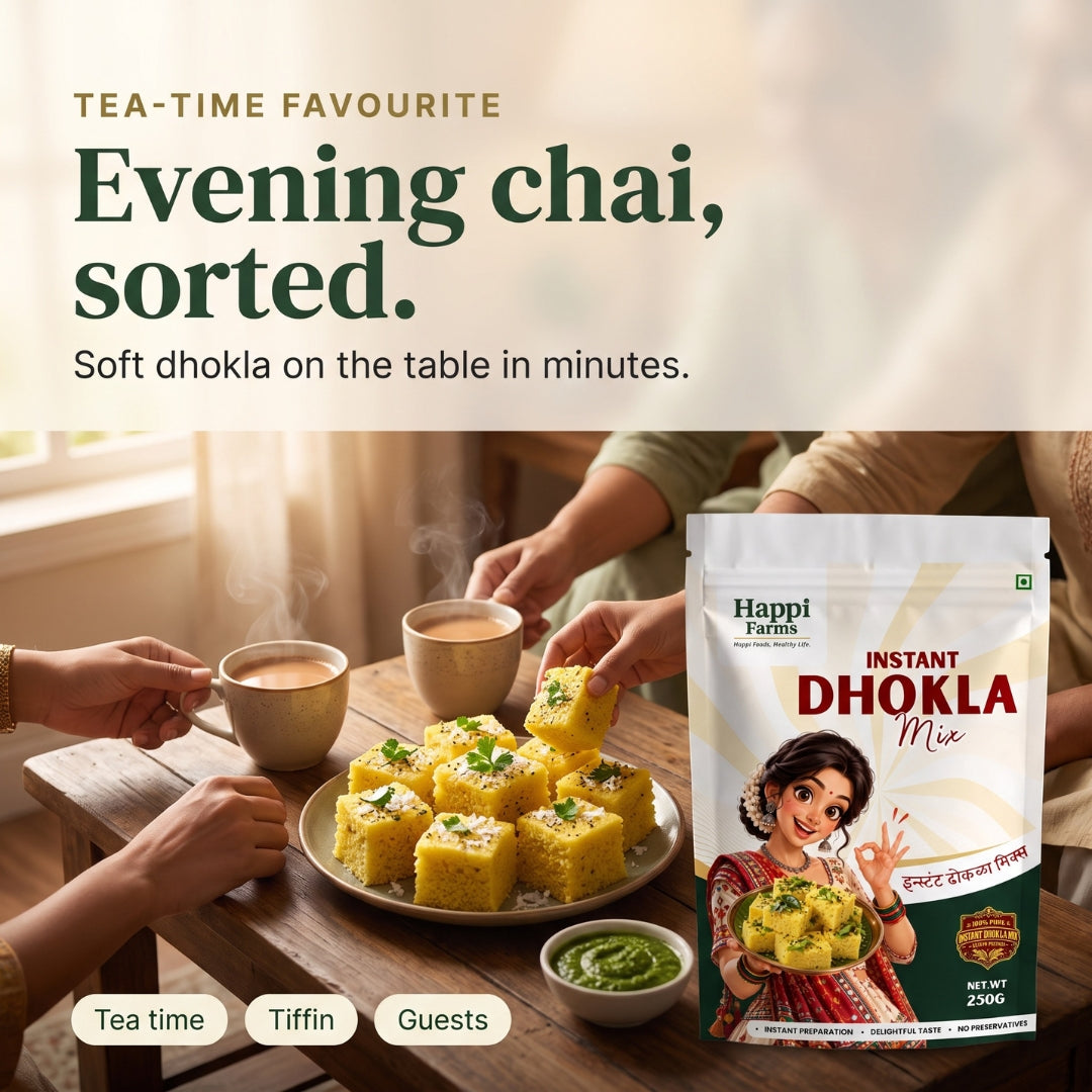 Instant Dhokla Premix | Soft Khaman Dhokla Mix