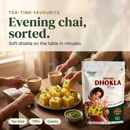 Instant Dhokla Premix | Soft Khaman Dhokla Mix