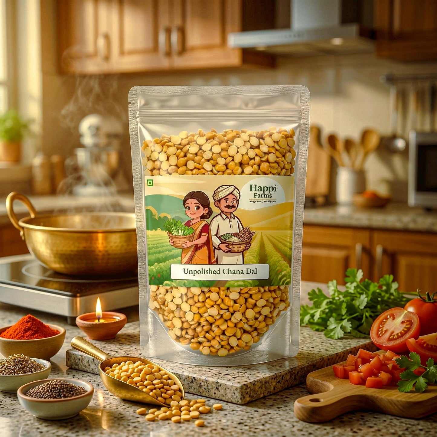 Unpolished Chana Dal