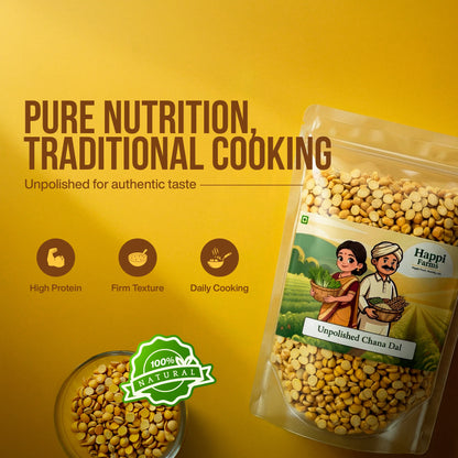 Unpolished Chana Dal
