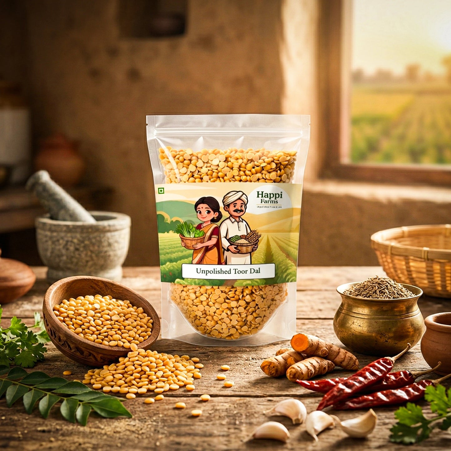 Unpolished Toor Dal