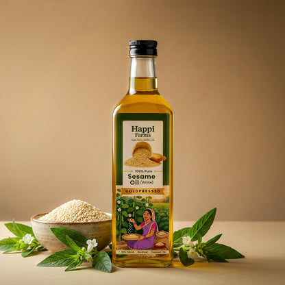 Cold Pressed White Sesame Oil