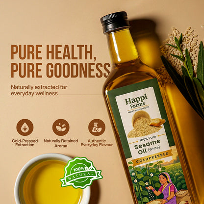 Cold Pressed White Sesame Oil