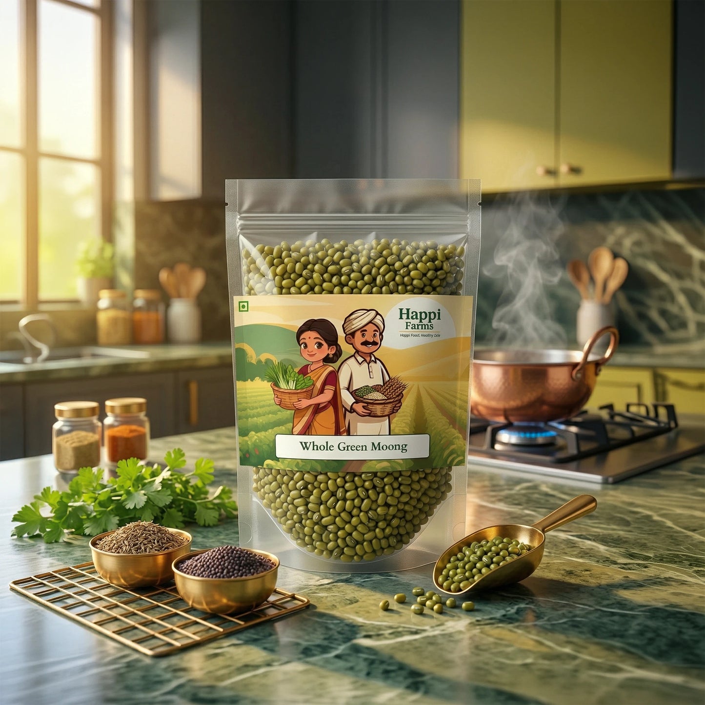 Whole Green Moong