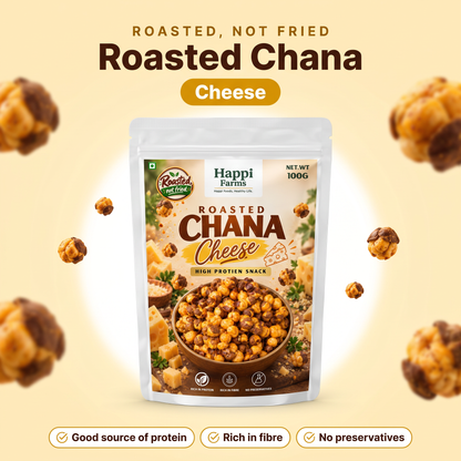 Happi Farms Roasted Chana Cheese 100g pack