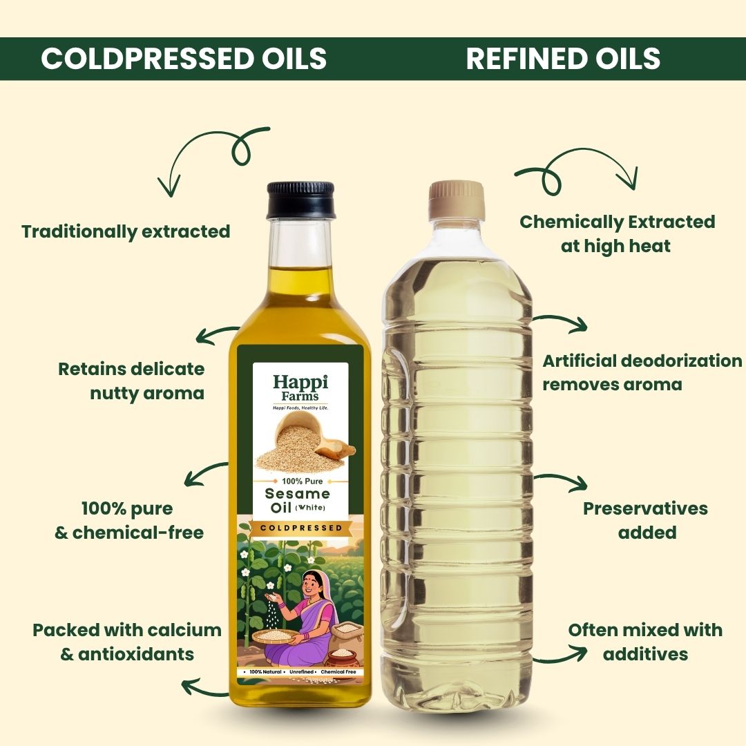 White Sesame Oil | Coldpressed
